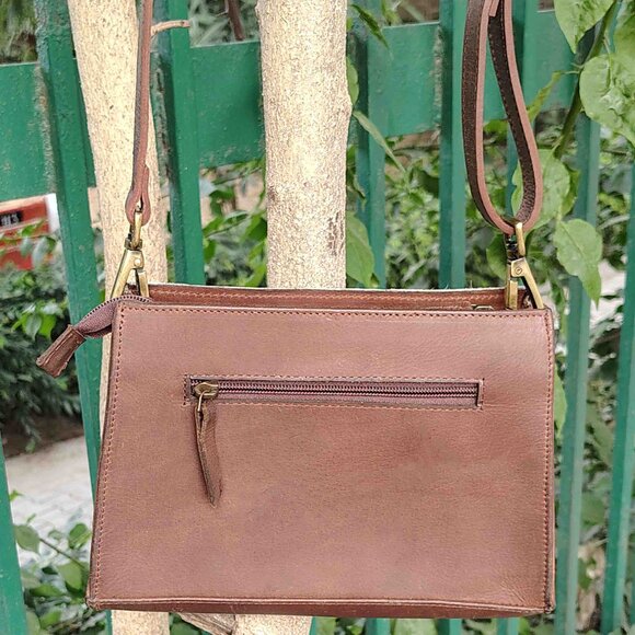 Western Hair-on Leather Purse – Tooled Cowhide Tote, Crossbody Shoulder Bag - Picture 2 of 12